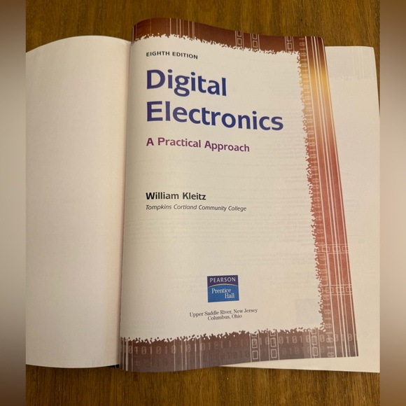 Digital Electronics A practical approach eighth edition by William Kleitz w/ CD - Picture 3 of 13